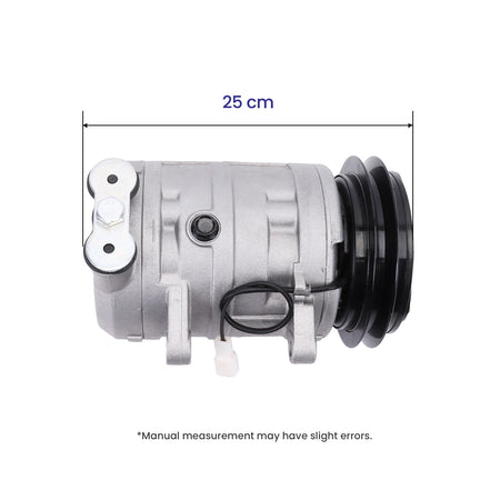 Compresseur A/C DKS16H 9260054N00 9034045010 12V pour Nissan Patrol Y60 TD42 TB42 RB3 - Dimension du compresseur