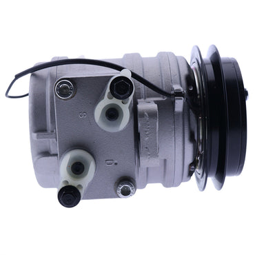 Delphi SP10 A/C Compressor with Single Groove 12 Volt Clutch for Mahindra Tractor 4510 5010 2538 6010 6110