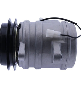 Compressor Delphi SP10 A/C com embreagem de 12 volts de ranhura única para trator Mahindra 4510 5010 2538 6010 6110