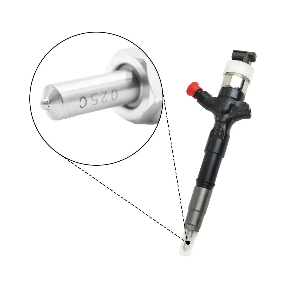 Common Rail Fuel Injector 23670-30140 for Toyota Hilux Land Cruiser 1K