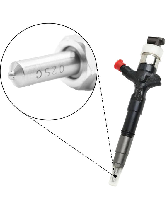 Injecteur de carburant en rail commun 23670-30140 pour le moteur Toyota Hilux Land Cruiser 1kd-FTV