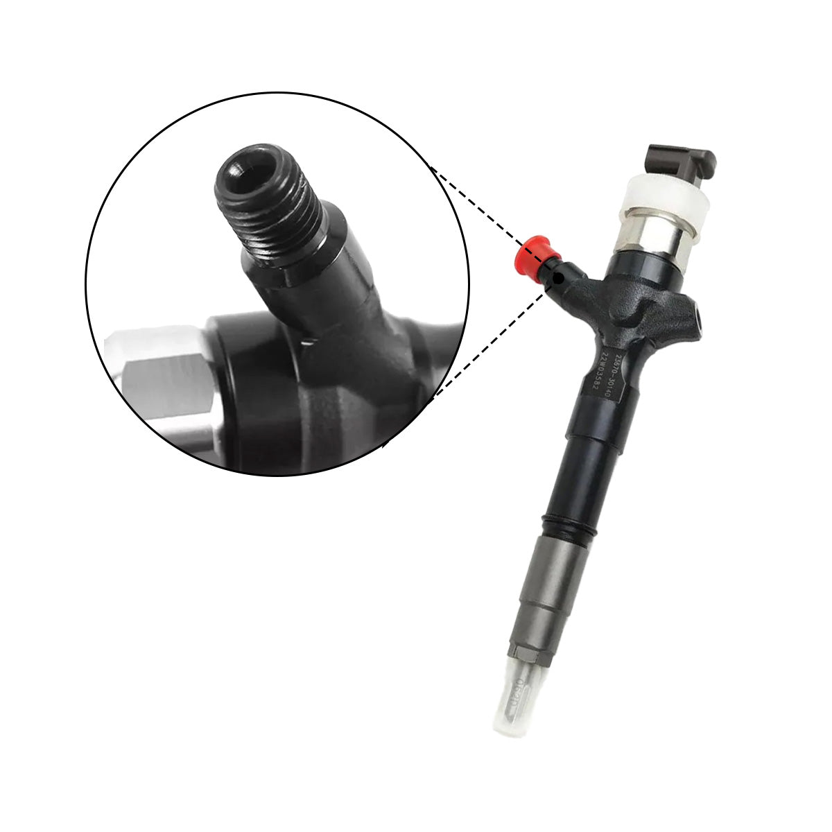 Denso Common Rail Fuel Injector 23670-30140 for Toyota Hilux 1KD-FTV Engine - Sinocmp