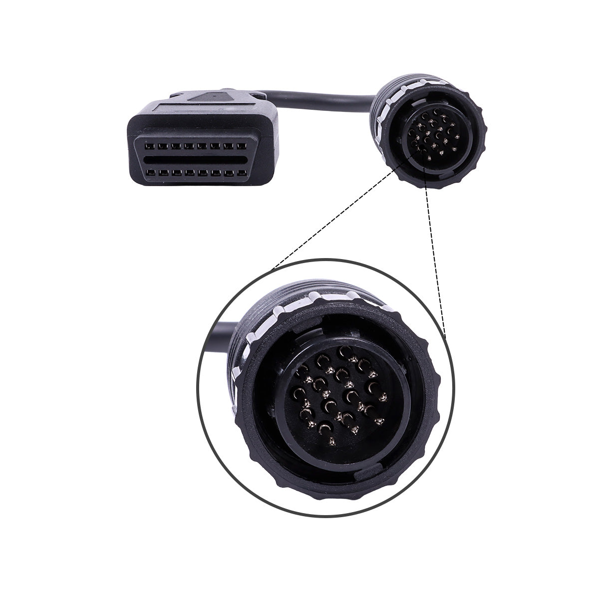 Interface d'outil de diagnostic 88890300 pour camion Volvo Renault UD Mack - Détail du câble