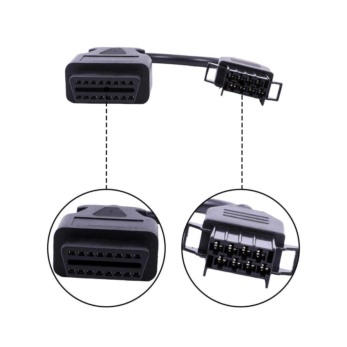 Interface d'outil de diagnostic 88890300 pour camion Volvo Renault UD Mack - Détail du câble