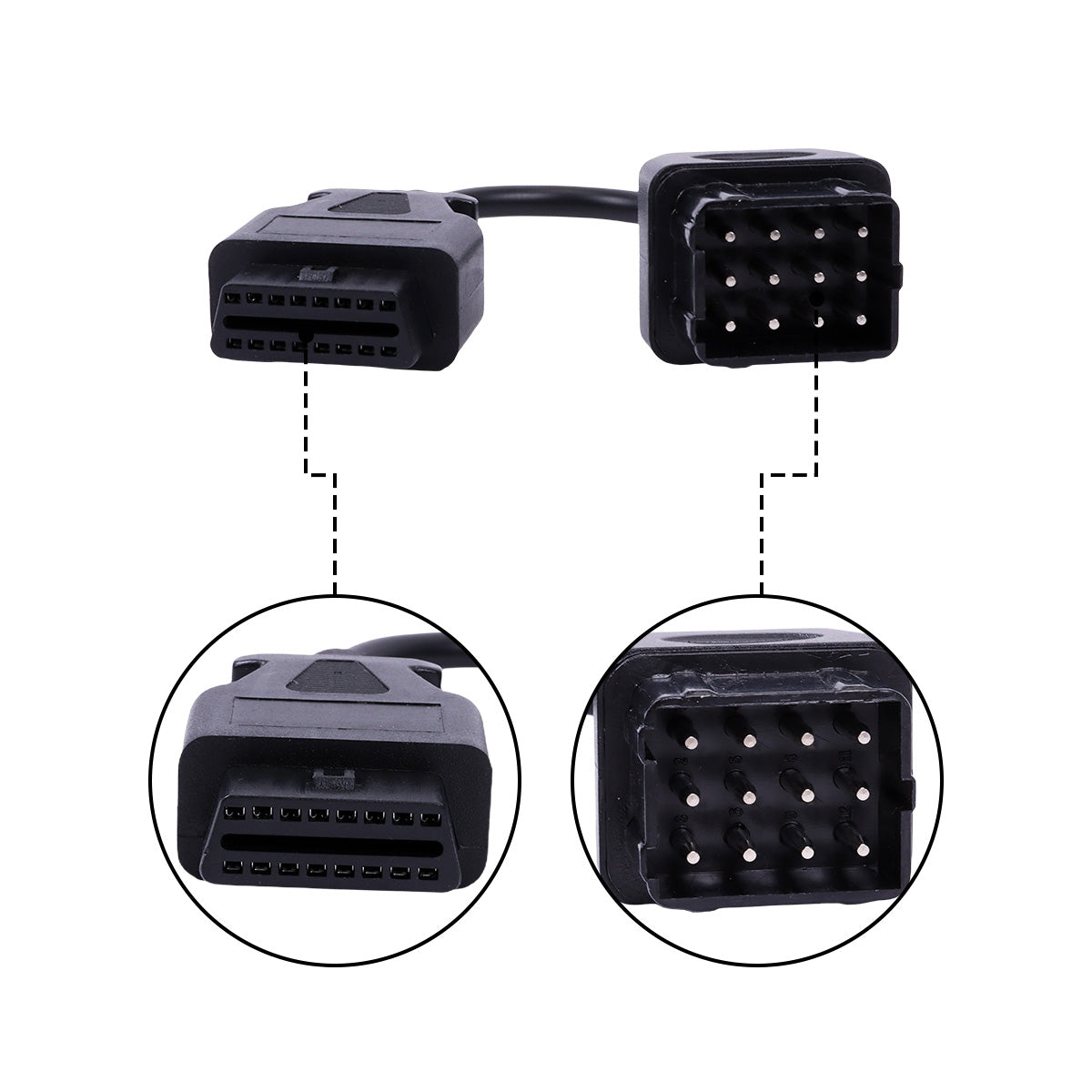 Interface d'outil de diagnostic 88890300 pour camion Volvo Renault UD Mack - Détail du câble