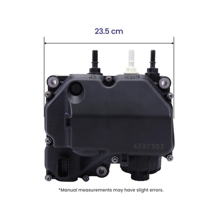Diesel Exhaust Fluid (DEF) Doser Pump 4387305 4387305RX 0444042137 Bosch 2.2 24V for Cummins ISX ISB ISC 6.7L Engine - Dimension