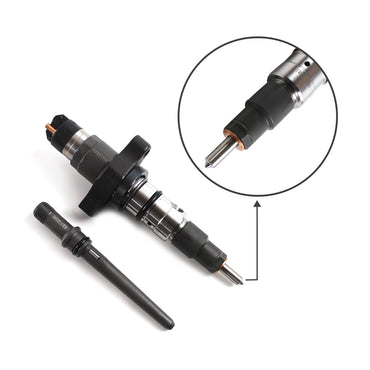 1PC/6PCS Diesel Fuel Injector with Connect Tube 0986435503 0445120255 for 2003-2004 Dodge Pick-up Ram Cummins 5.9L Engine