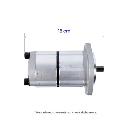 Double Hydraulic Gear Pump PGP51093G3LP for AGT Mini Skid Steer Loader - Dimension