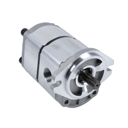 Side View of Double Hydraulic Gear Pump PGP51093G3LP for AGT Mini Skid Steer Loader