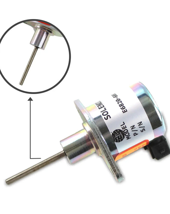 Électrovanne d'arrêt électrique E6850-60012 pour tracteur Kioti CK25 CK27 CK30 DK35