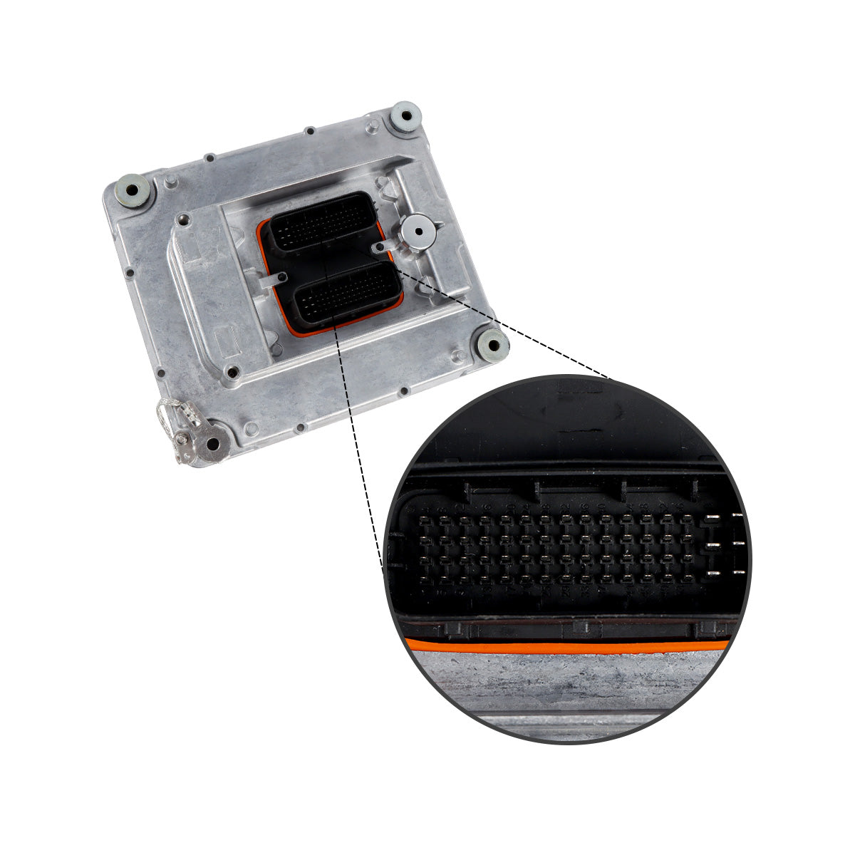 ECU Engine Controller 21300122 for Volvo Wheel Loader L180G Grader GH13 Truck FM440 - Plug Detail