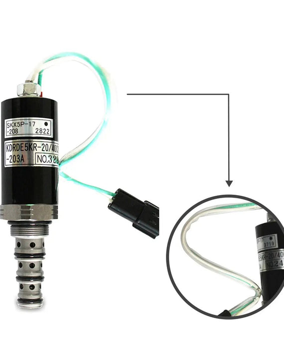 Électrovanne de pompe hydraulique EZ20V00018F1 pour Kobelco SK60 SK200-3