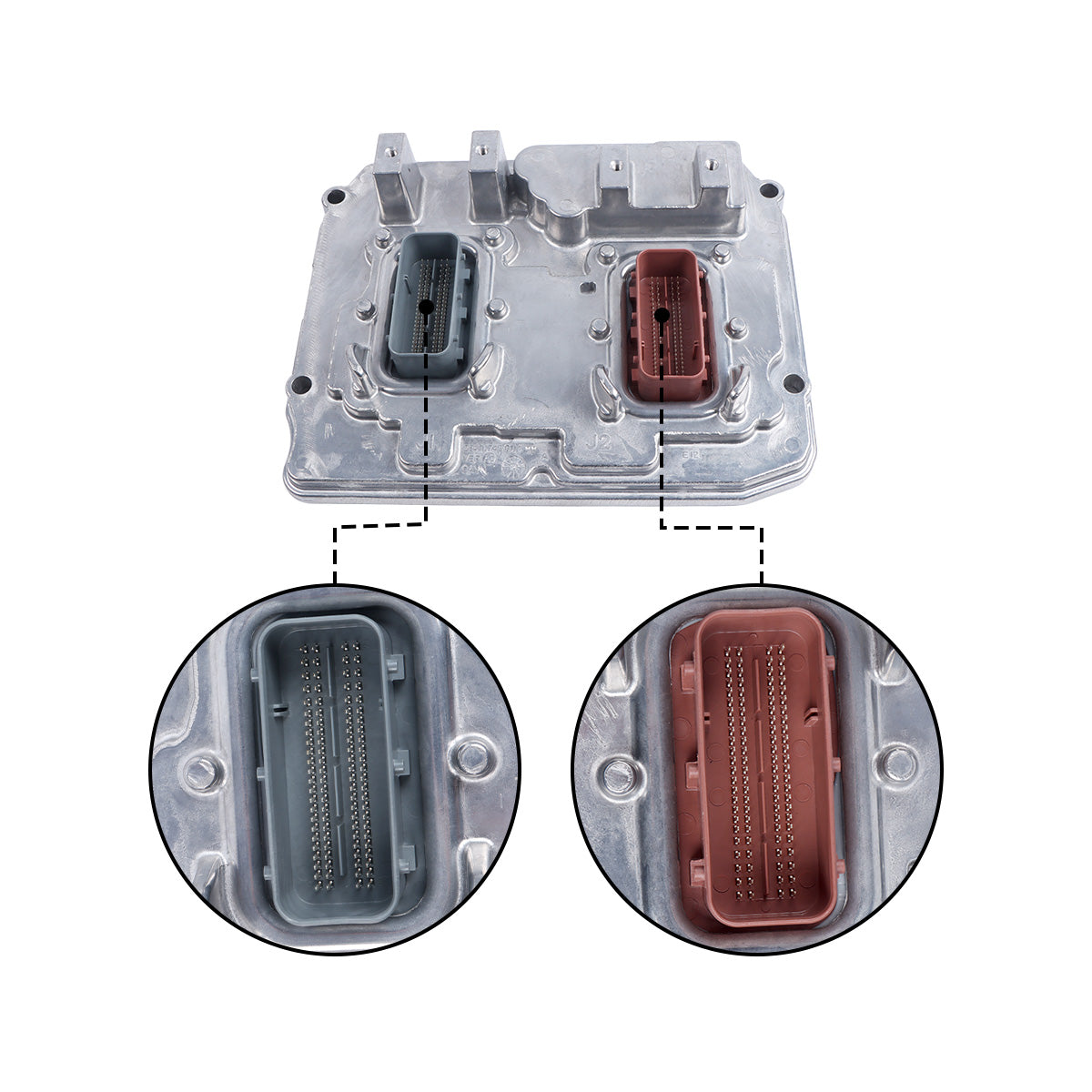 Elektronisches Steuermodul ECM 5317106 für Cummins ISX15- und ISB6.7-Motoren – ECM-Steckerdetails