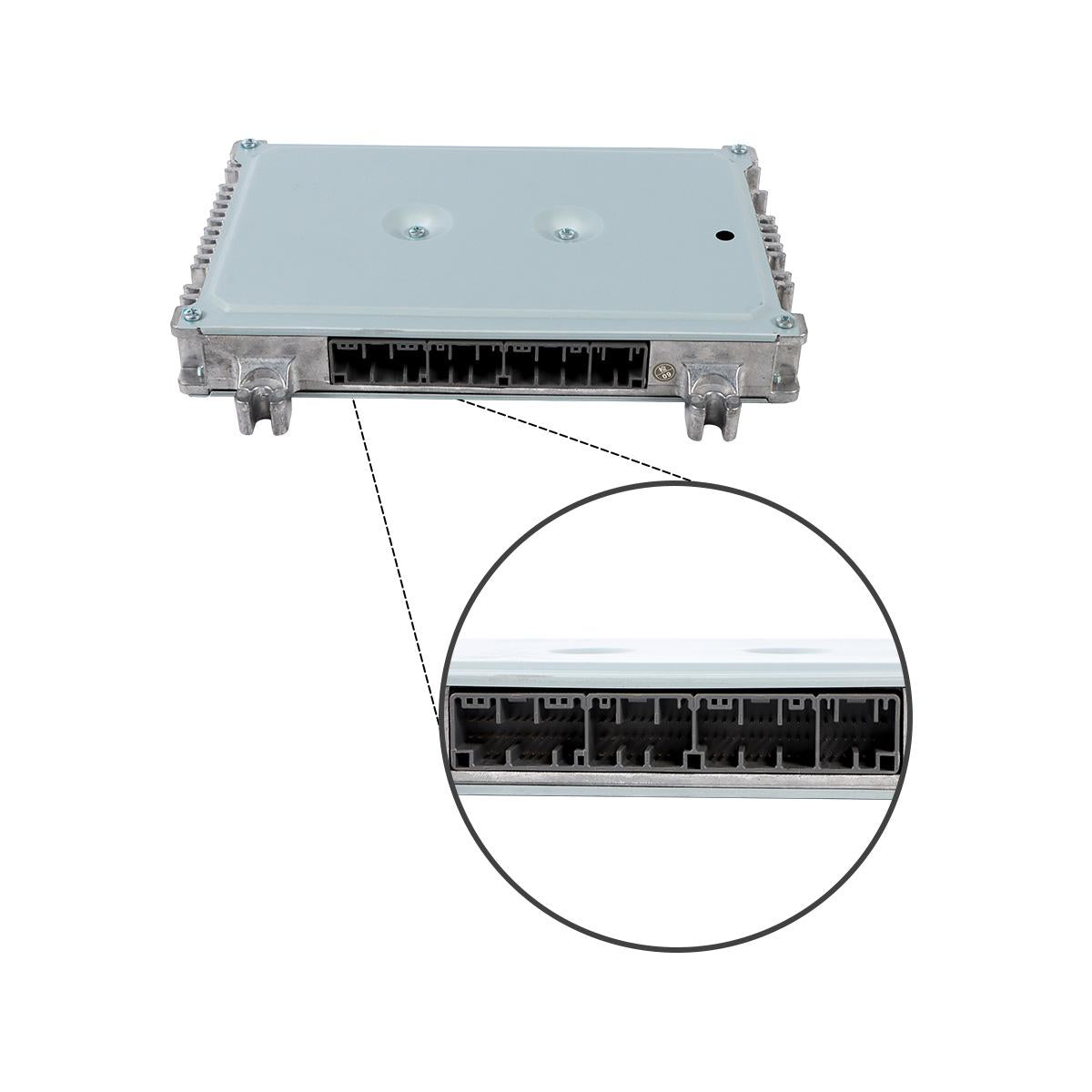 Electronic Control Unit ECU X9235874 X4427303 for John Deere ZX80SB ZX125W Hitachi ZX70 - Plug Detail