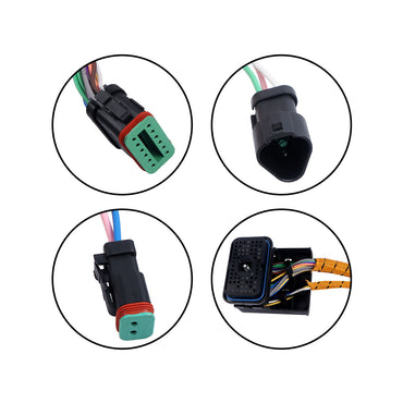 Chicote de fiação do motor 132-5317 1325317 para motor de caminhão Caterpillar CAT Case 3406E