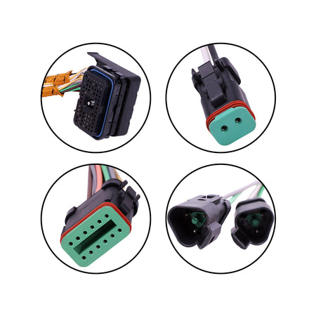 Faisceau de câbles moteur 192-0211 1920211 pour moteur Caterpillar CAT C15 C16 - Sinocmp