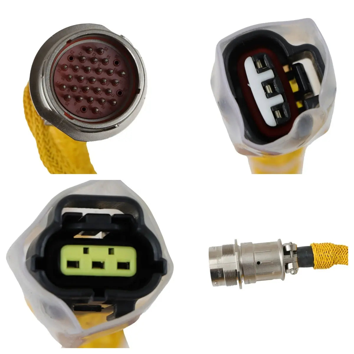 Conjunto de chicotes elétricos do motor 6217-81-8731 e 6218-81-8310 para escavadeira Komatsu PC800-7SE - Detalhe do plugue