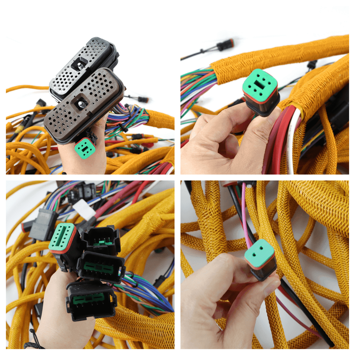 Arnés de cableado externo 233-1033 2331033 para excavadora Caterpillar CAT 320C E320C - Detalle del enchufe