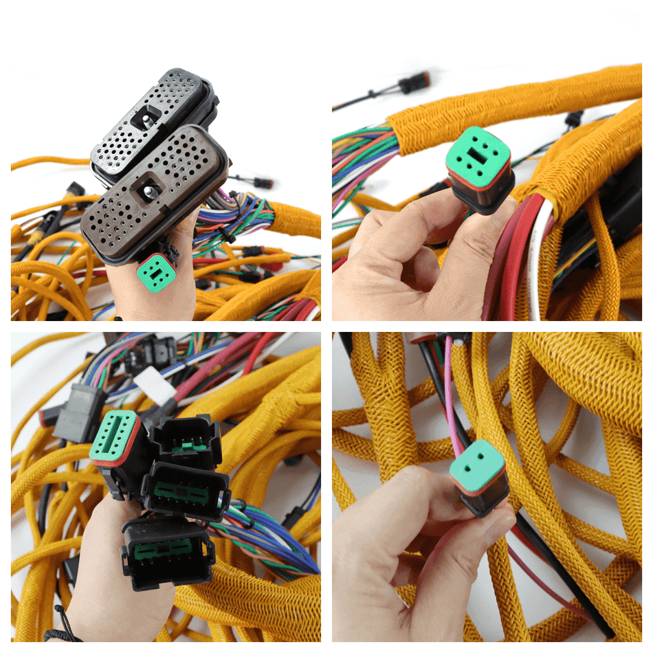 Arnés de cableado externo 233-1033 2331033 para excavadora Caterpillar CAT 320C E320C - Detalle del enchufe