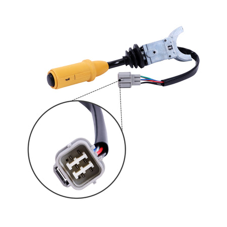 Manija del interruptor de columna de avance y retroceso 70152601 701-52601 - Detalle del enchufe