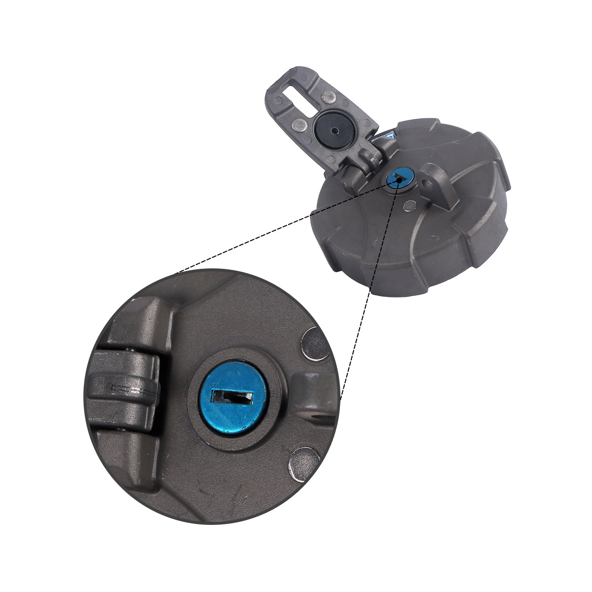 Fuel Cap 32M9-02130 for Hyundai R1200-9 R140LC9 R140LC9S R145CR9 Excavator - Sinocmp