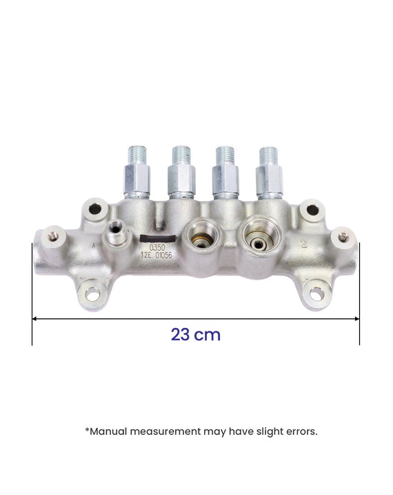 Rail commun de carburant 095440-0350 8-97306063-0 pour moteur Isuzu 4HK1 Hitachi ZX200-3 ZX210-3 ZX240-3, pelle
