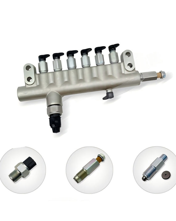 Rail commun de carburant 095440-1720 8-98152950-2 pour moteur Isuzu 6HK1
