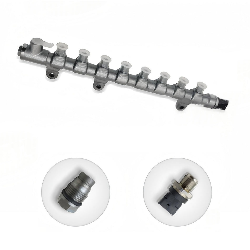 Fuel Common Rail 375-2649 0445226128 0445226129 for CAT C7.1 Engine 323 320 323 Excavator 924K Loader - Sinocmp Part
