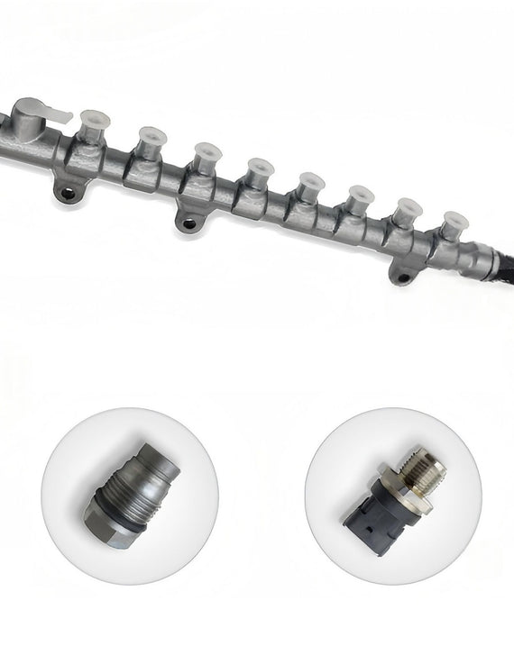 Rail commun de carburant 375-2649 0445226128 0445226129 pour moteur CAT C7.1 323 320 323, pelle 924K, chargeur