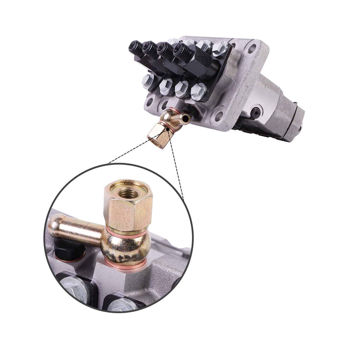 Fuel Injection Pump 164-7610 for Caterpillar CAT 3034 3024C 216 228 236 247 Engine - Detail