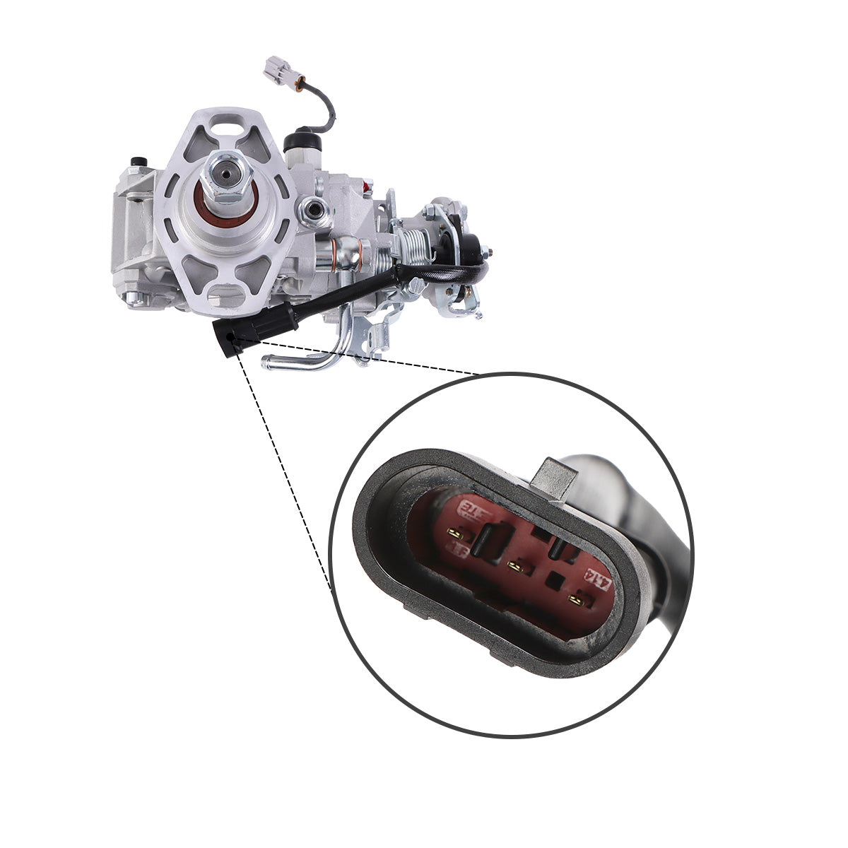 Fuel Injection Pump 104640-3970 MD155264 for Mitsubishi 4D56-T Engine - Plug Detail