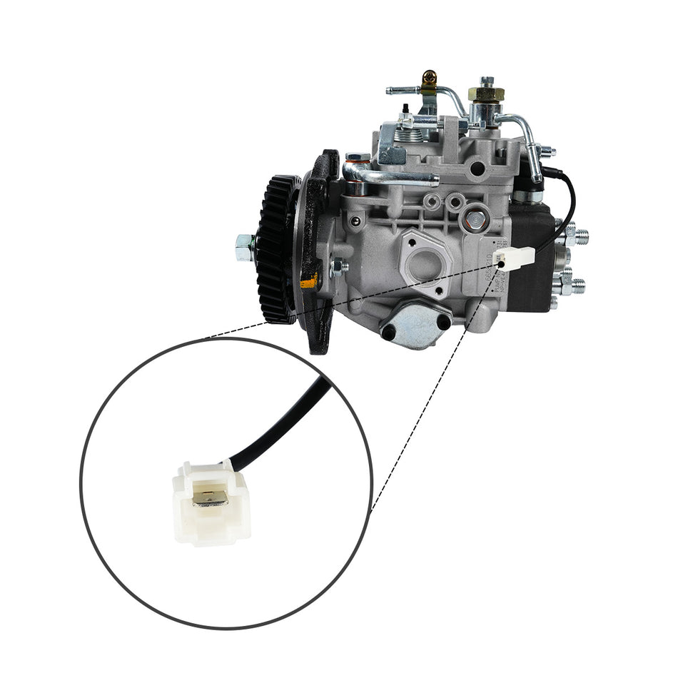 Fuel Injection Pump 104741-6731 for Zexel Isuzu Engine 4JB1 Bobcat 853 - Plug Detail