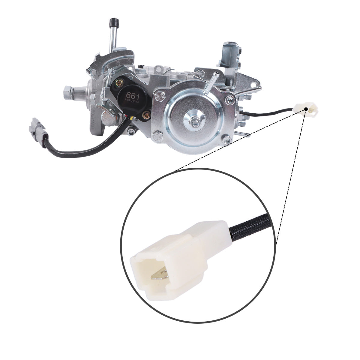 Fuel Injection Pump 104761-4381 16700-1Y700 for Nissan TD42T Engine - Sinocmp