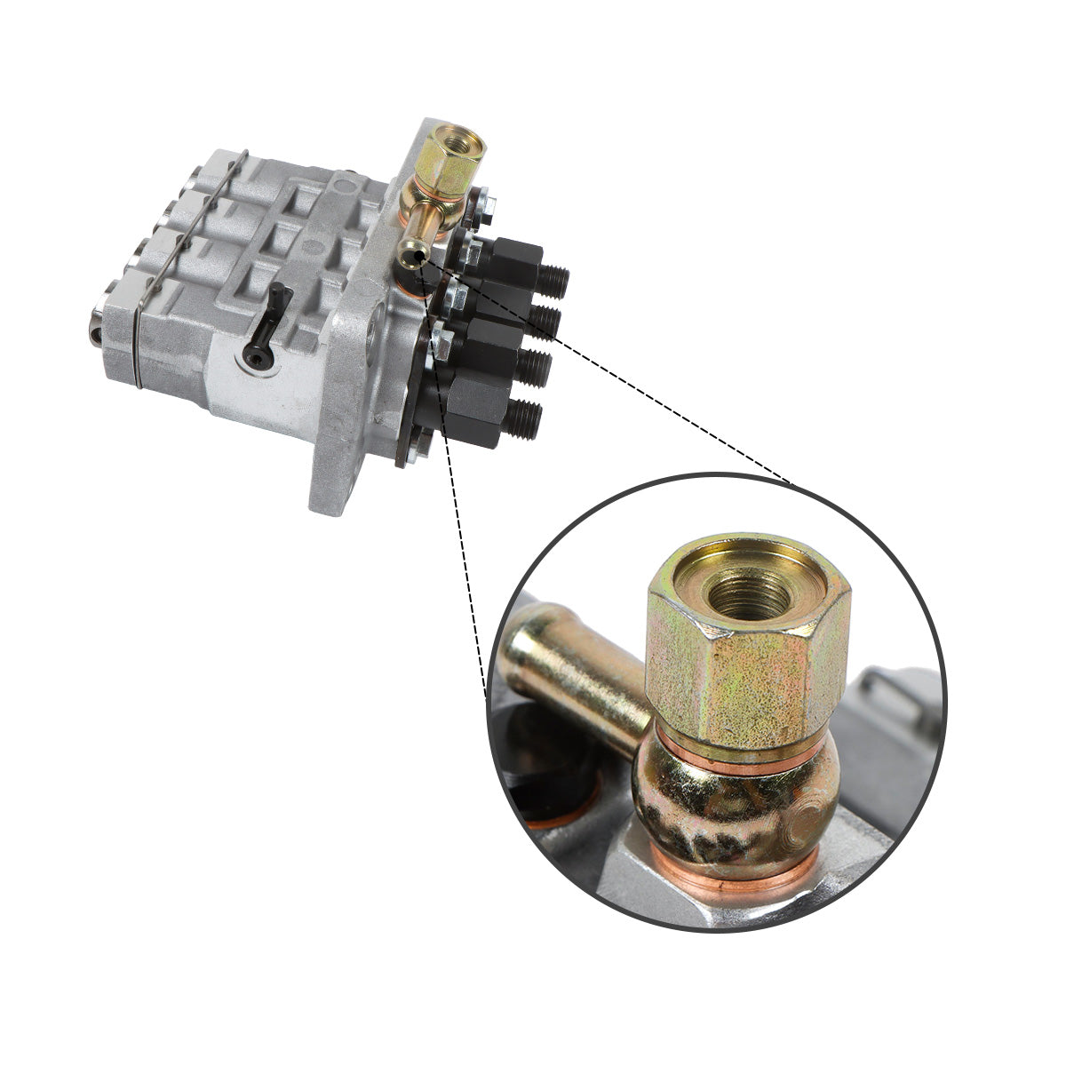 Fuel Injection Pump 131017600 104134-4011 9410617204 for Kubota Perkins 404D-22 - Sinocmp