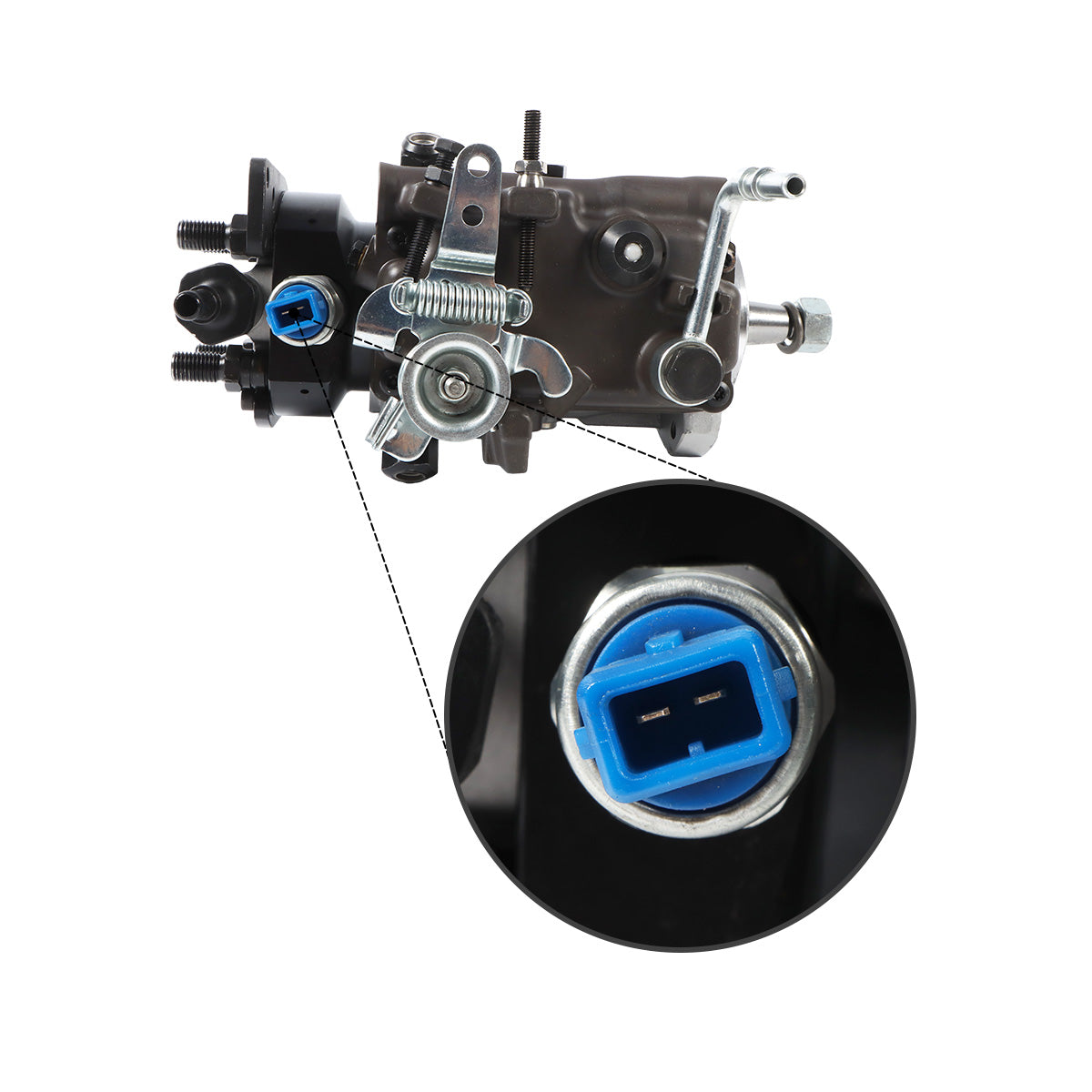 Fuel Injection Pump 274-4962 for Caterpillar CAT 414E 416E 420E 420D Loader - Plug Detail