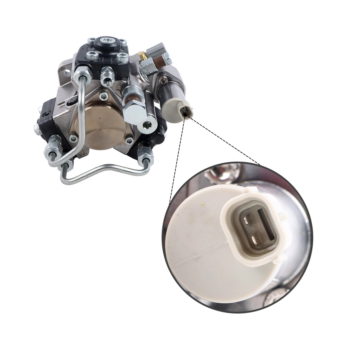 Fuel Injection Pump 294050-0750 2100-E0105 for Hino J08E Diesel Engine - Plug