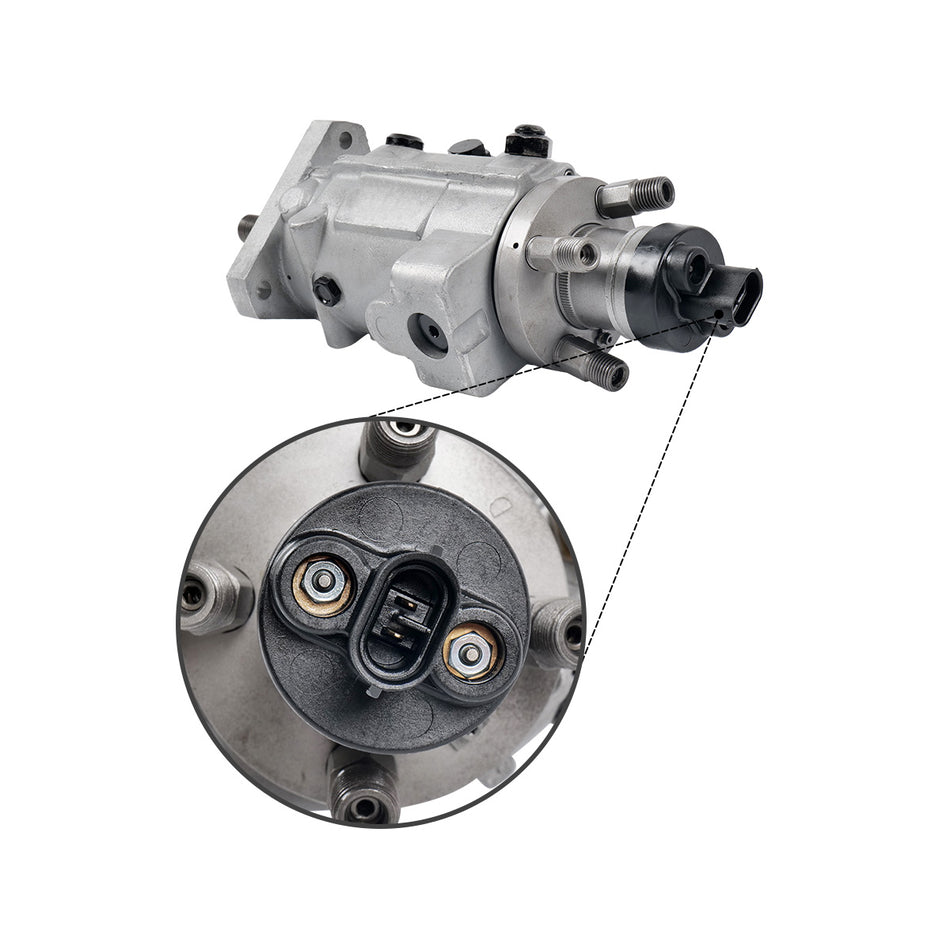 Pompe d'injection de carburant DE2435-6322 pour moteur John Deere 4045T 4045D 300 - Détail du bouchon