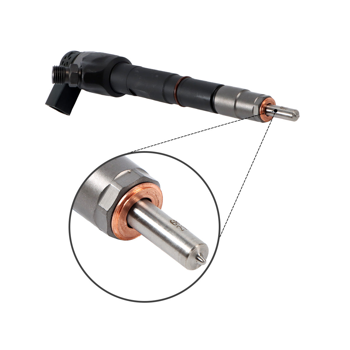 Fuel Injector 03L130277J 03L130277Q 0445110369 for VW Audi 2.0 Engine - Sinocmp