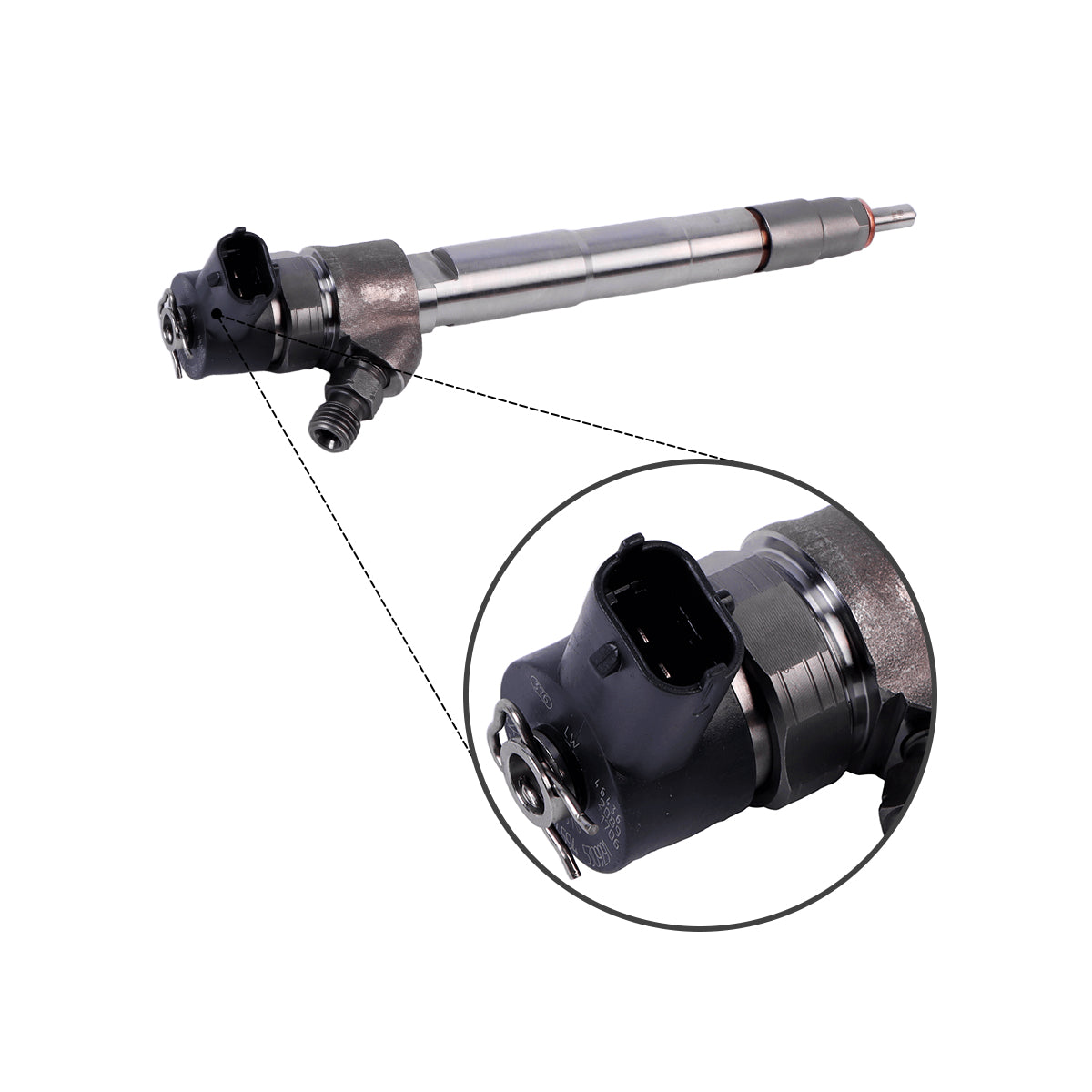 Fuel Injector 0445110594 for Bosch Cummins 2.8l Engine - Plug Detail