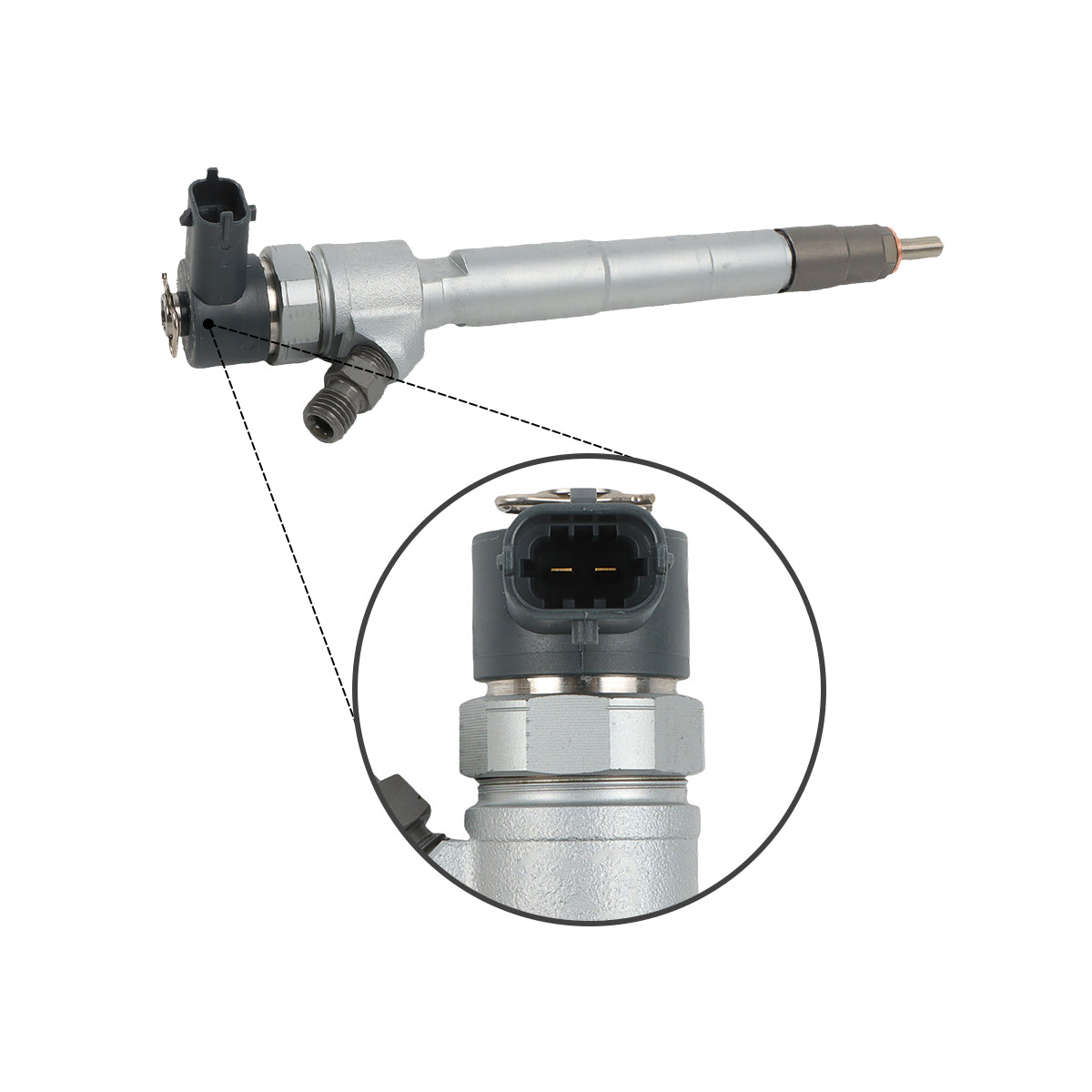 Fuel Injector 0445110808 for Cummins ISF 2.8 3.8 Engine - Plug Detail