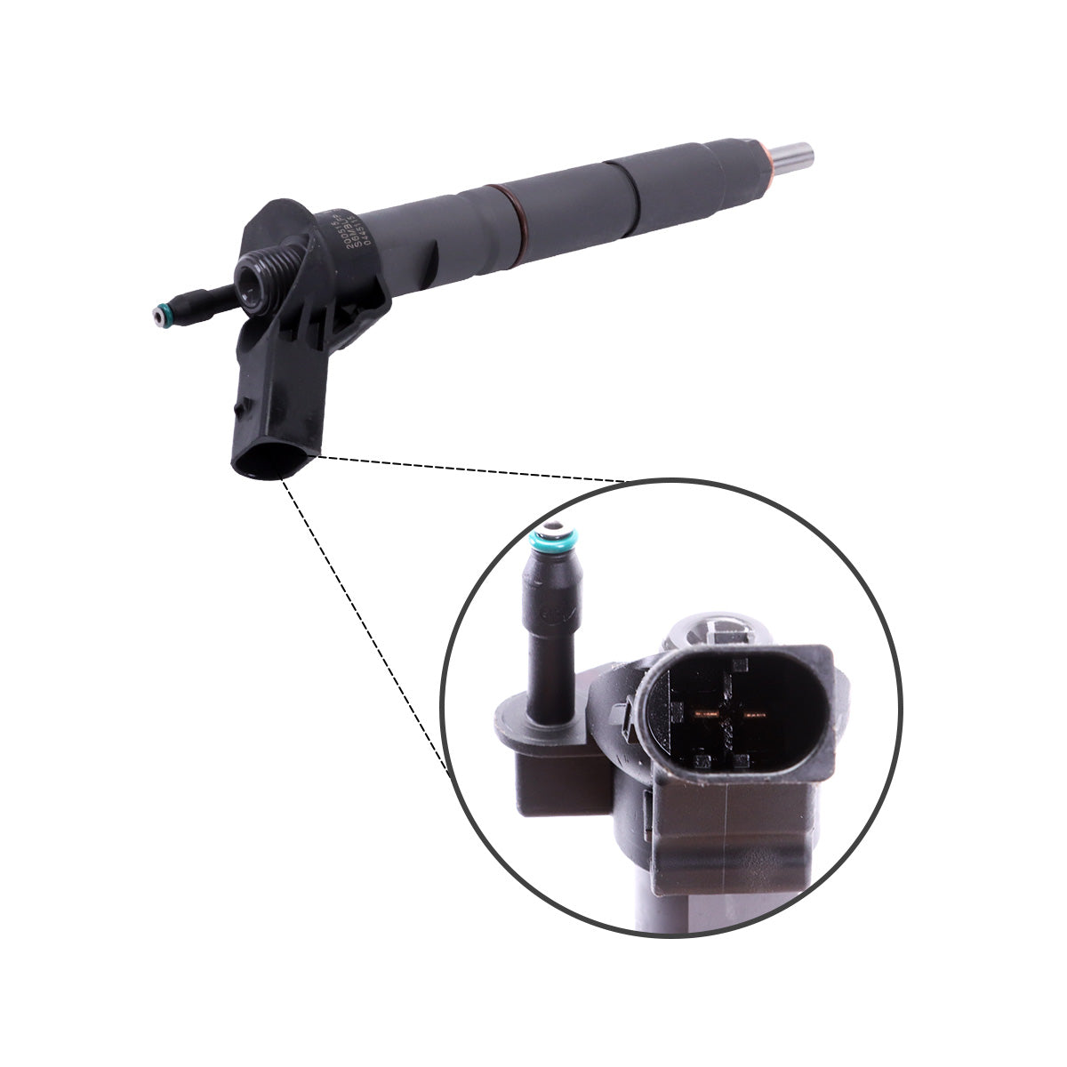 Fuel Injector 0445115026 0445115017 0445115016 for Mercedes Benz OM642 Engine 3.0 CDI SCR System - Plug Detail