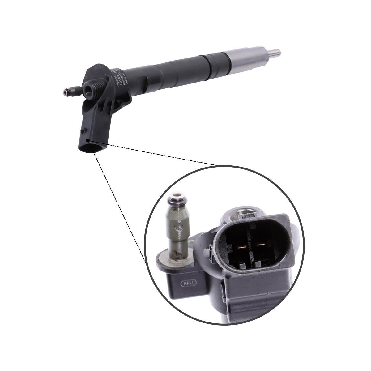Fuel Injector 0445117033 for VW Audi 3.0 TDI - Plug Detail