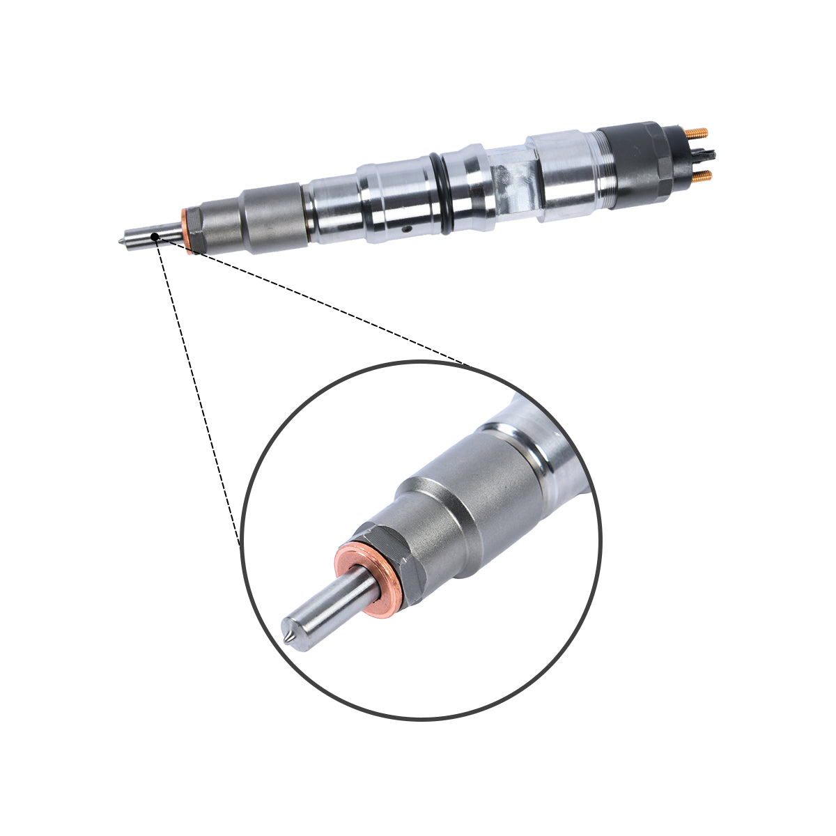 Fuel Injector 0445120295 for Doosan DL06KB DL220 DX160W-3 Excavator - Nozzle