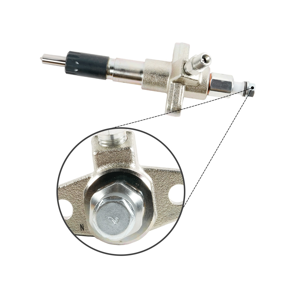 Fuel Injector 1-15300421-0 for Isuzu Hitachi 6BG1  ZX240-3 ZX230 ZX270 Engine - Detail