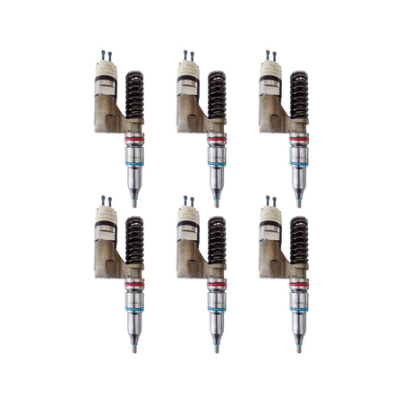 6PCS Fuel Injector 153-7923 10R-9595 for Caterpillar CAT C12 3176B Engine