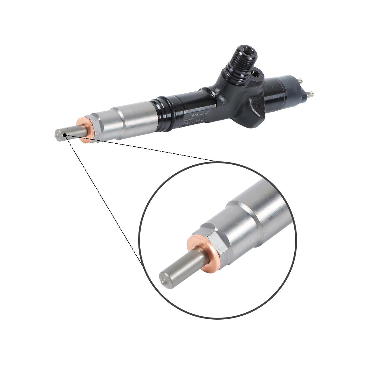 Fuel Injector 1J508-53052 295700-0100 for Kubota V3800 Engine Track Loaders SVL95 - Injector Nozzle