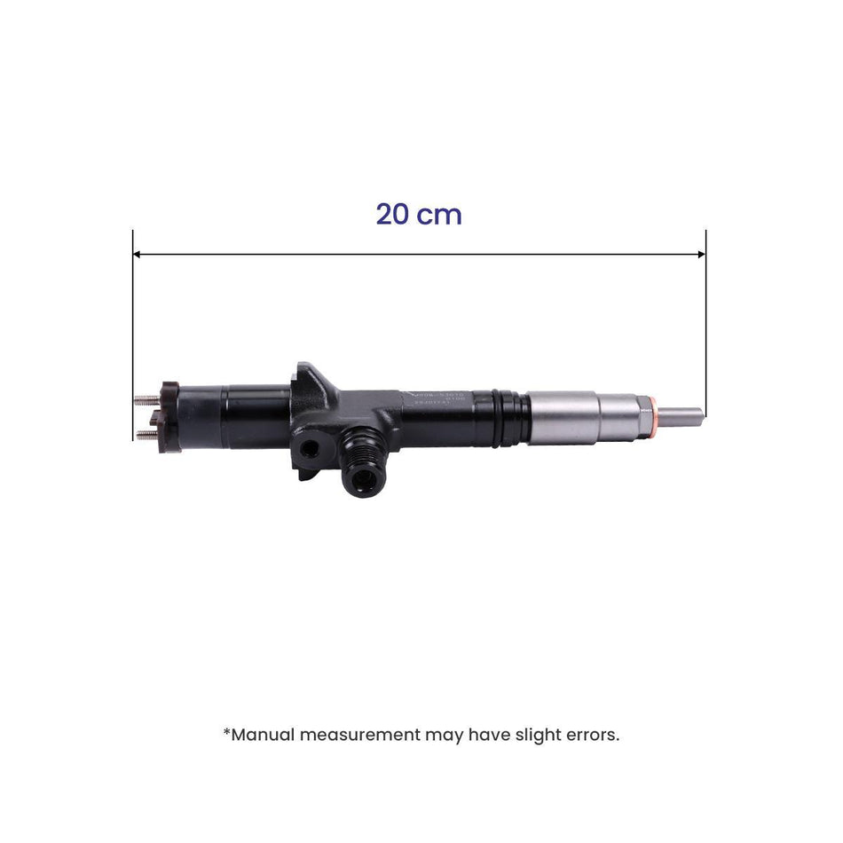 Fuel Injector 1J508-53070 for Kubota Engine V3800 V3800T 3.8L SVL95-2S SVL97-2 - Diemension