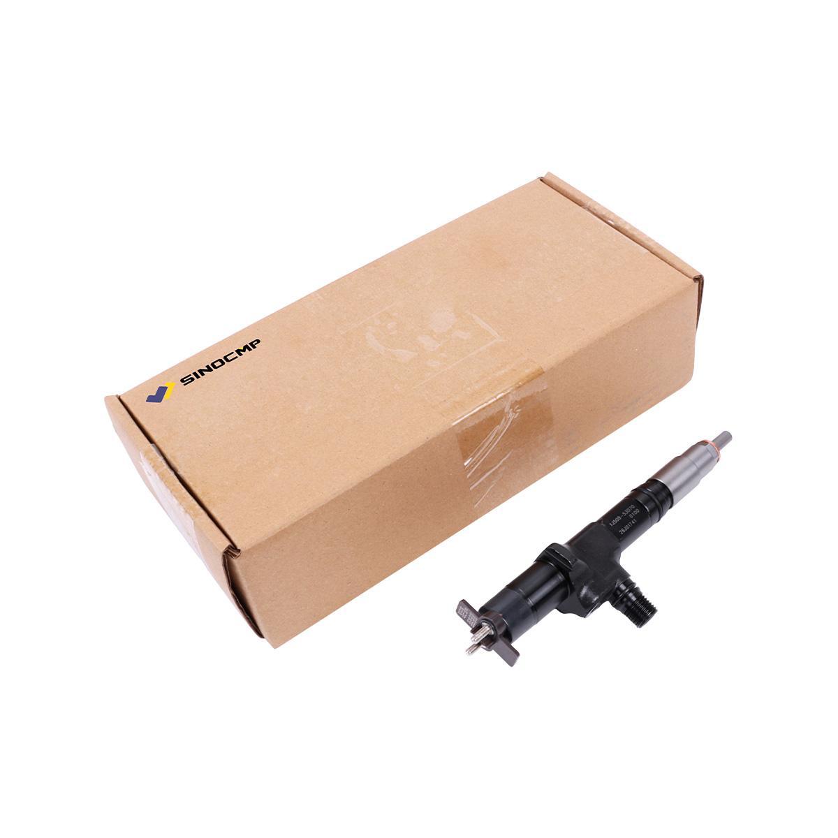 Fuel Injector 1J508-53070 for Kubota Engine V3800 V3800T 3.8L SVL95-2S SVL97-2 - Sinocmp Package