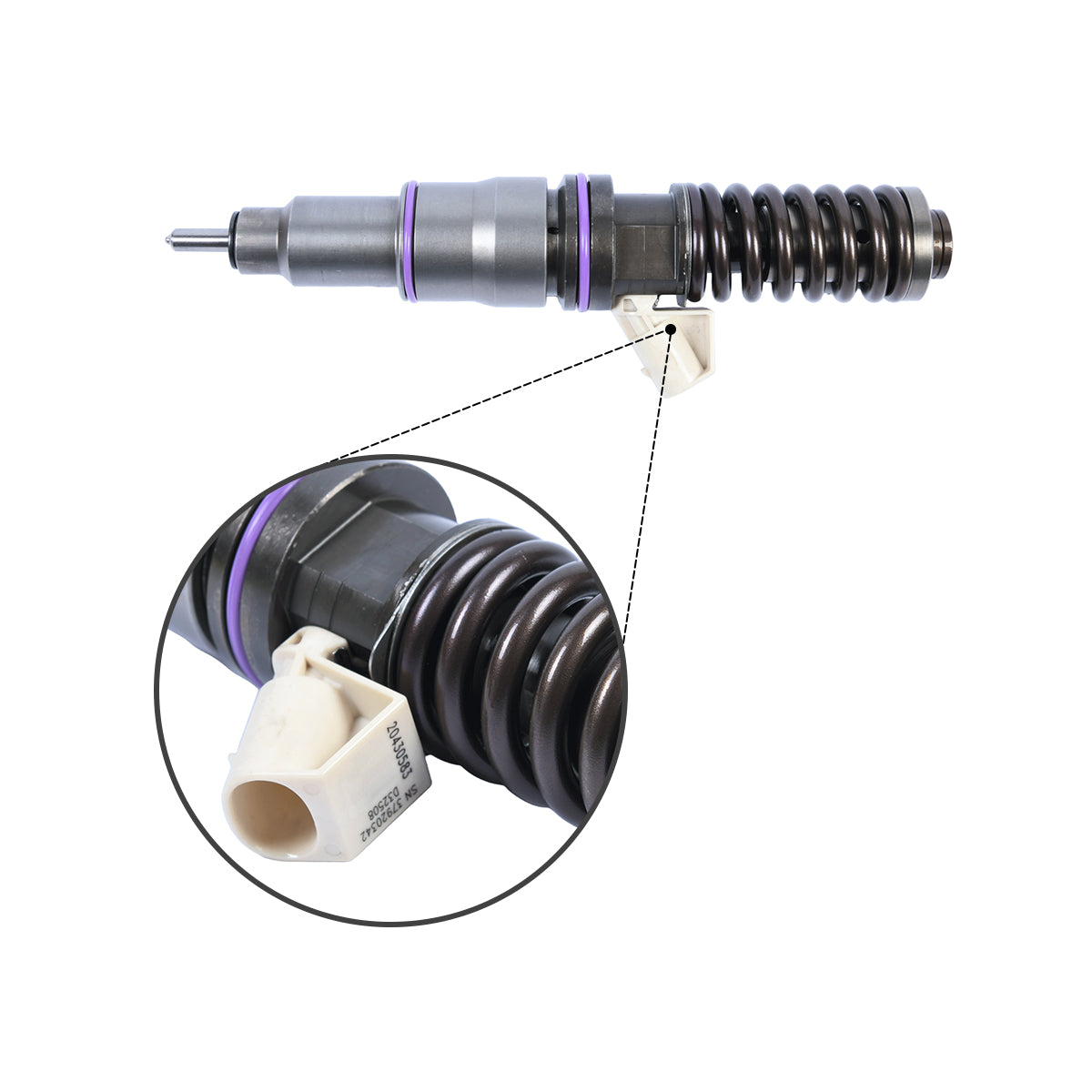 Fuel Injector 20430583 VOE20430583 8113941 Compatible for Volvo Truck FH12 - Sinocmp