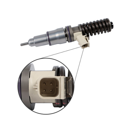 Fuel Injector 22012829 BEBE4L13001 for Volvo Cummins D13 D16 EC210 EC220 EC240 - Plug Detail